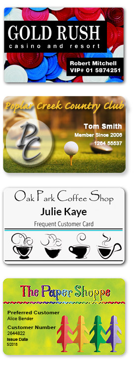 Examples of Pre-printed ID Cards Examples of Pre-printed ID Cards