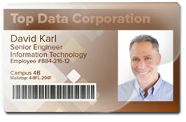 Example of a Laminated ID Card