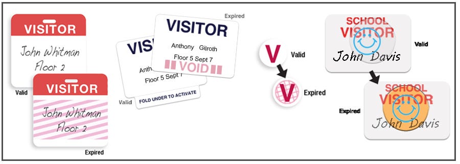 What are Expiring Visitor Badges?