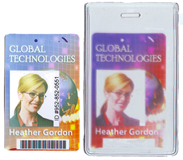 Anti-print Transfer ID Badge Holders