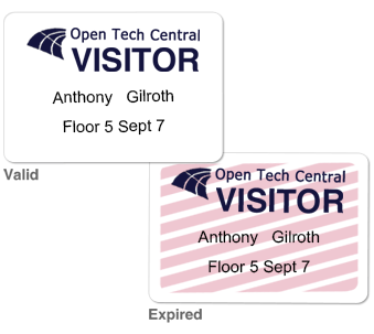 Benefits of Custom & Expiring Visitor Badges