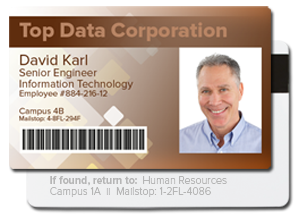 Example of a Dual-sided ID Card