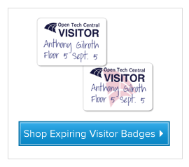 Shop Expiring Visitor Badges