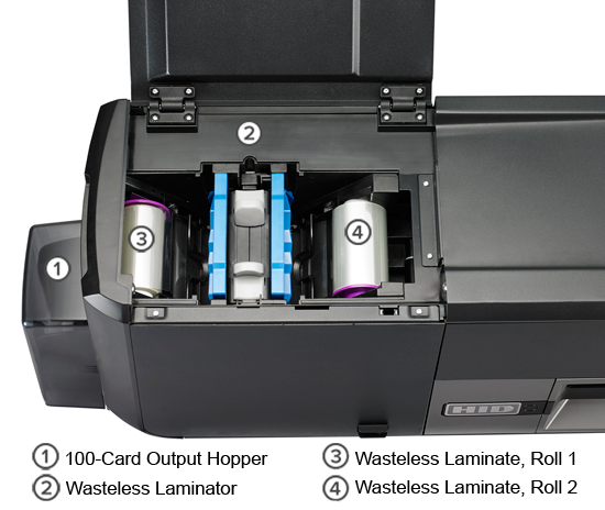 Fargo DTC5500LMX ID Card Printer - Internal Lamination Components