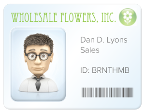 Basic ID Badge Front Side