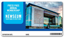 Example of a Newseum Pre-printed ID Card Example of a Newseum Pre-printed ID Card