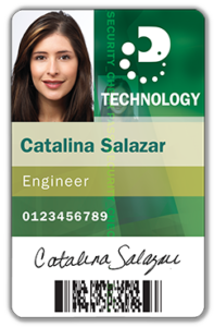 Example of an ID card