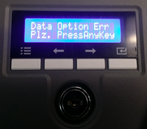 Configuration Error with the Smart-70 Printer