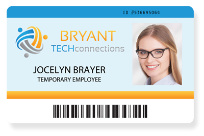 Temporary Employee ID Badge