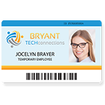 Temporary Employee ID Card