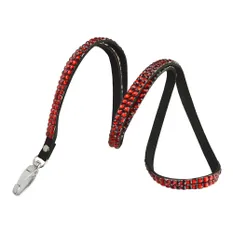RHN-RED Rhinestone Lanyards