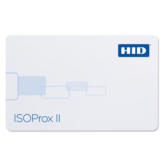 HID 1386 ISOProx II PVC Cards - PROGRAMMED - Qty. 100