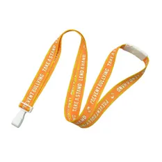 5/8" Anti-Bullying Lanyard w/ Safety Breakaway & Wide Plastic Hook
