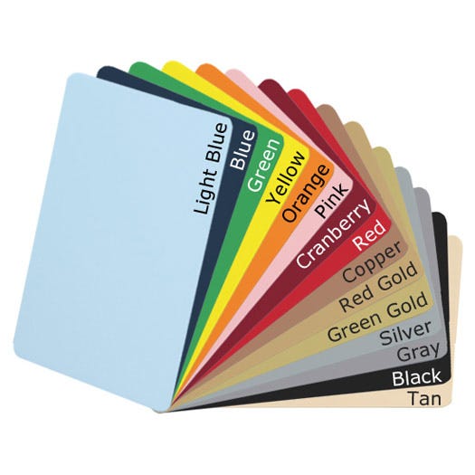 ID Card IT CR80 Carte ID in plastica senza decorazione spessore 760 micron colore: Bianco