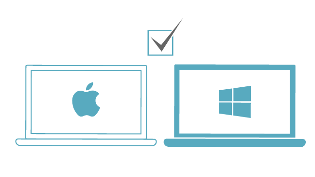 Cross-platform compatible - Mac OS and Windows