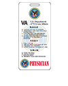 Military VA Badge Backers/Hang Tags