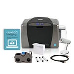 Fargo DTC1250e ID Badge Printer System Bundle with CloudBadging ID Software