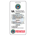 Military VA Badge Backers/Hang Tags